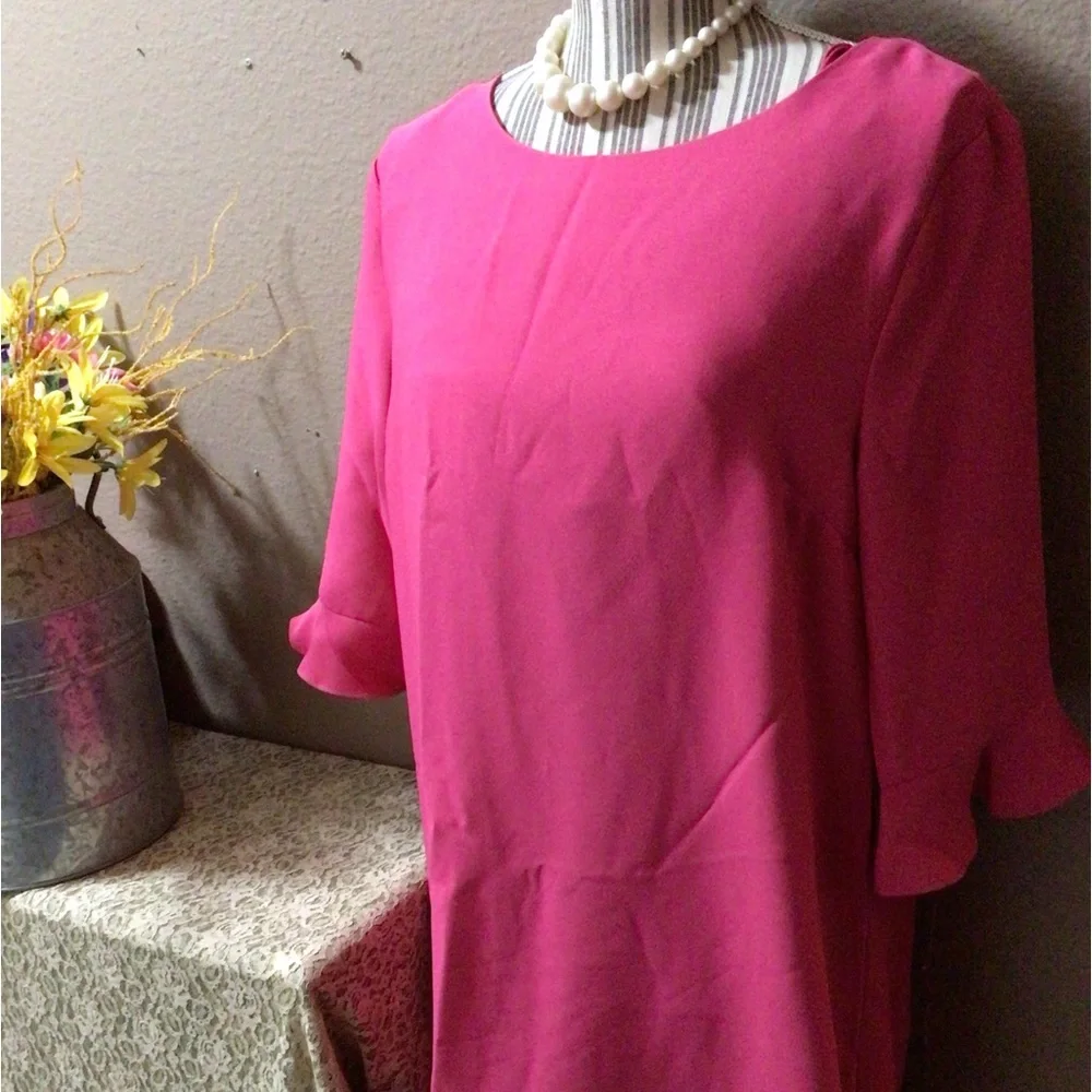 CeCe Pink Midi Dress - Picture 2 of 15